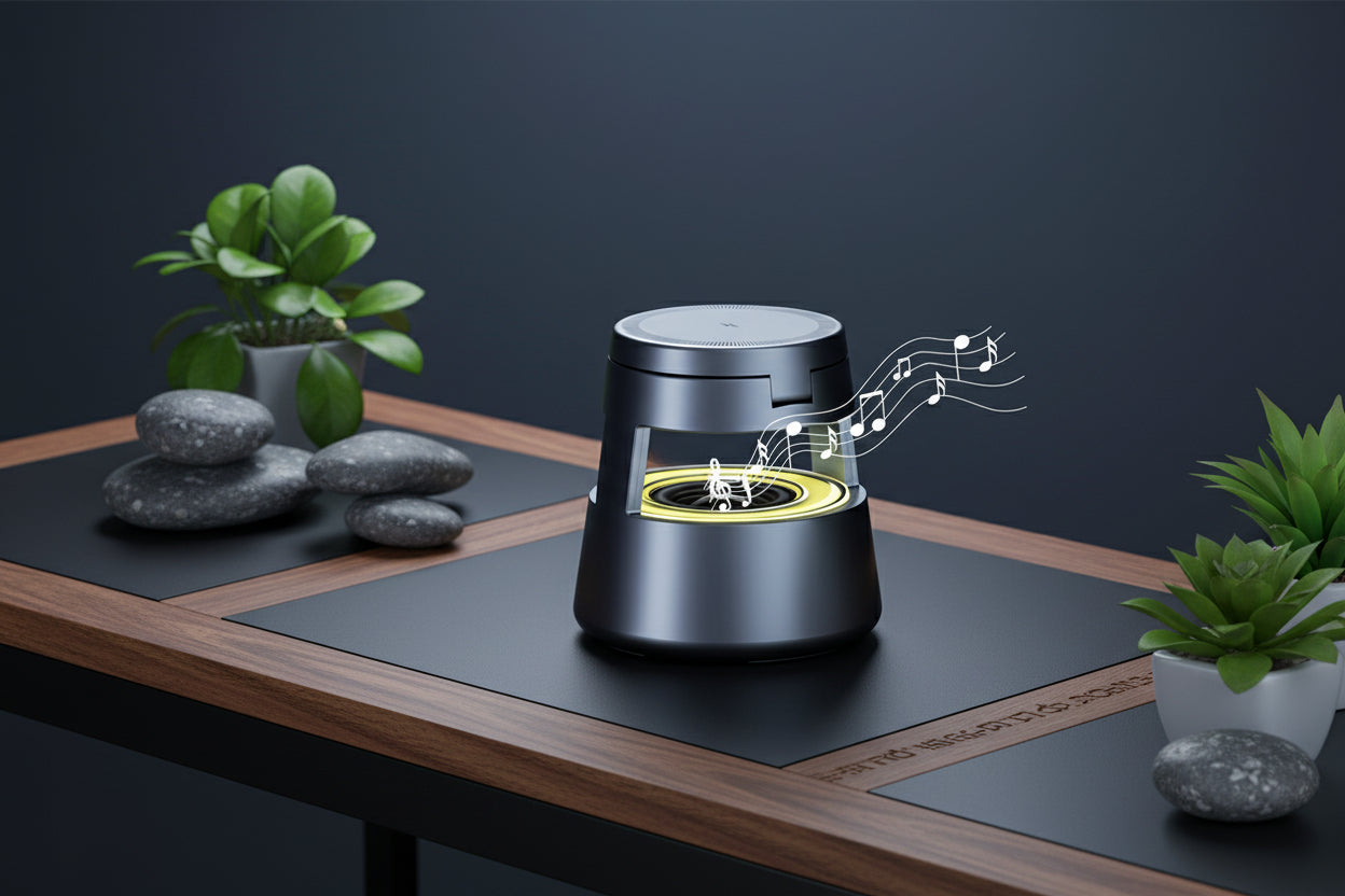 NivaDesk™ OmniDock | 5-in-1 Magnetic Audio Station